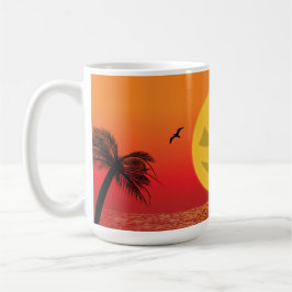 Taza De Café Halloween tropical