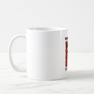Taza De Café Halloween Truco o Trato Hombre Lobo Bruja Esquelet