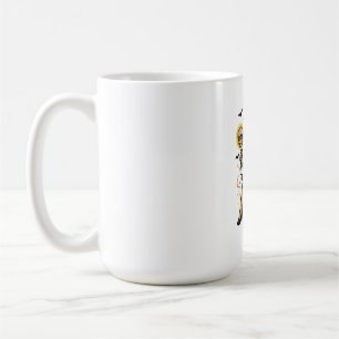 Taza De Café Halloween, una muñeca hinchada de alfiler, espeluz