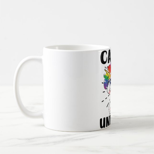 Taza De Café Halloween Unicorn Diseño de Candy (Izquierda)