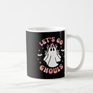 Taza De Café Halloween Vamos Ghouls Ghost Retro Costume mujeres