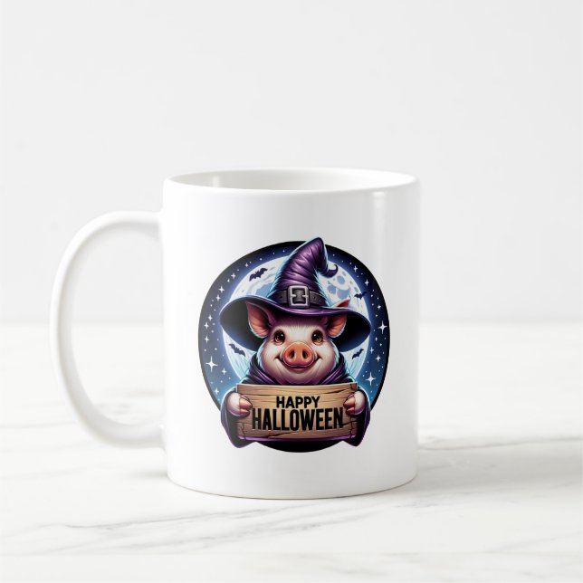 Taza De Café Halloween Varken (Izquierda)