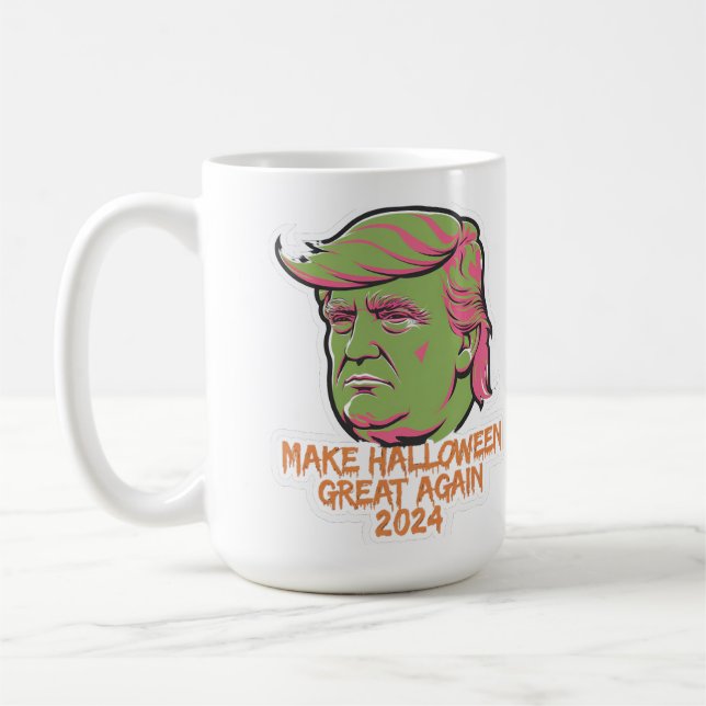 Taza De Café Halloween vuelva a ser grande 2024 Mug: Inspirado  (Izquierda)