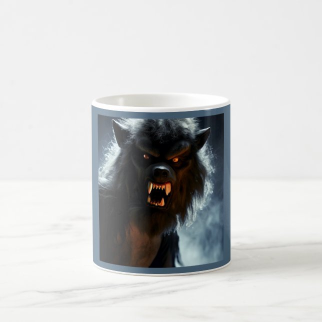 Taza De Café Halloween - Werewolf 1 (Centro)