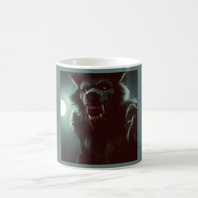 Taza De Café Halloween - Werewolf 2 (Centro)