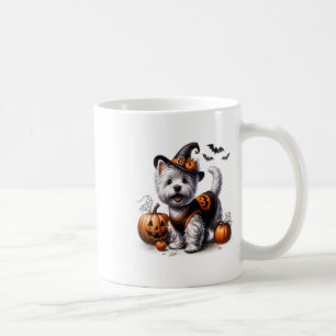 Taza De Café Halloween Westie Tee West Highland Terrier Do