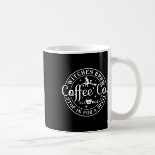 Taza De Café Halloween Witch Motif - Testigos preparan café y c