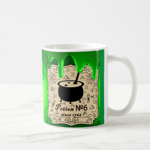 Taza De Café Halloween Witch Potion Coffee Mug, Cup