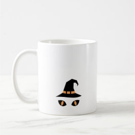 Taza De Café Halloween witchy cat