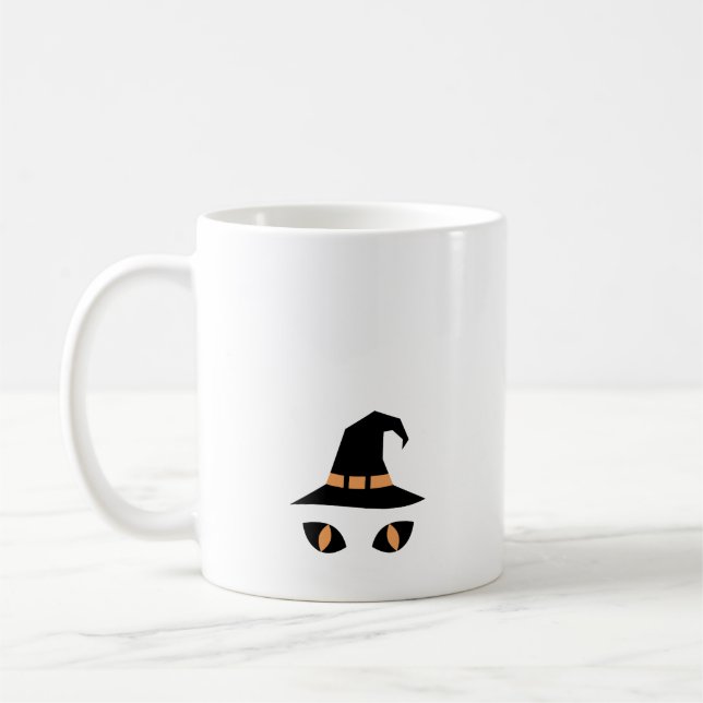 Taza De Café Halloween witchy cat (Izquierda)