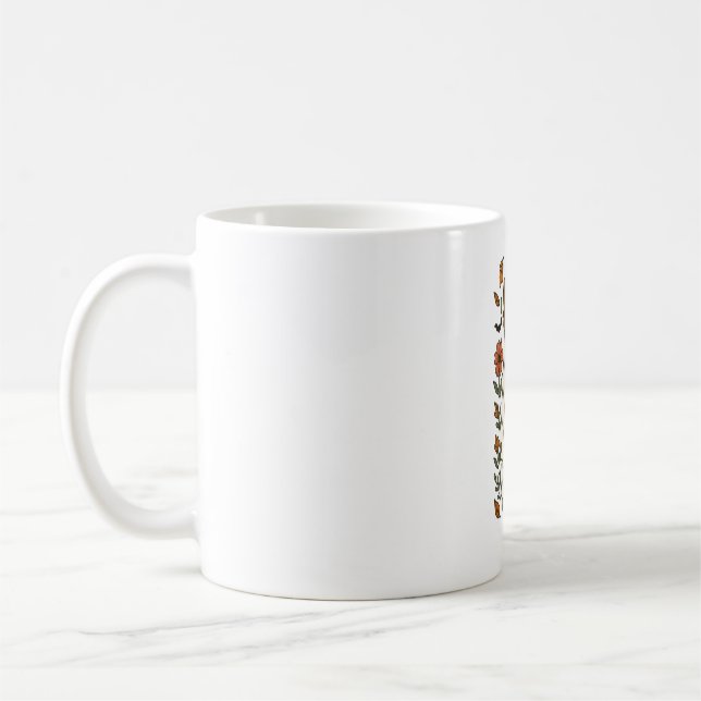 Taza De Café Halloween Yorkshire Terrier Floween (Izquierda)