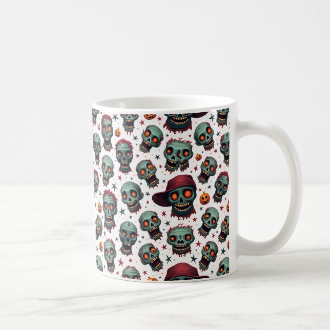 Taza De Café Halloween Zombie (Derecha)
