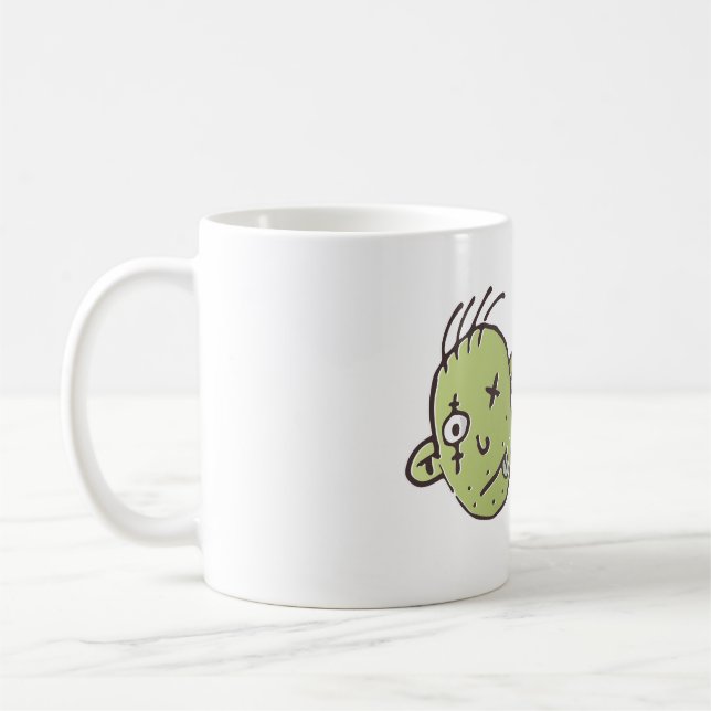 Taza De Café Halloween Zombie divertida (Izquierda)