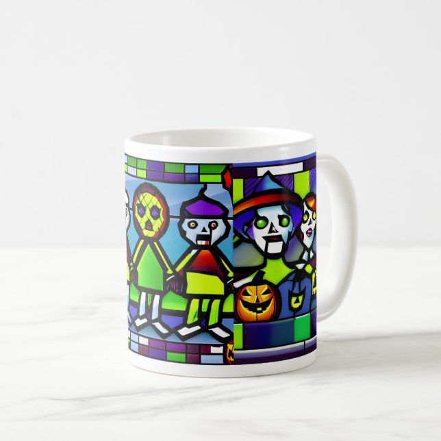 Taza De Café Halloween Zombie Mug (Anverso derecho)