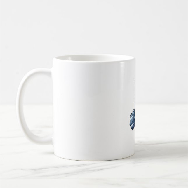 Taza De Café Halterofilia de Dachshund (Izquierda)