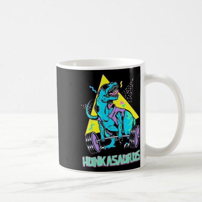 Taza De Café Halterofilia de Hunkasaurus (Derecha)