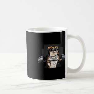 Taza De Café Halterofilia Fitness Culturismo Padre Rata Bulldog