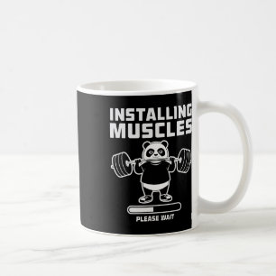 Taza De Café Halterofilia Instalando el gimnasio Músculo Pun Gy