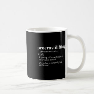 Taza De Café Halterofilia Lover Regalos Procrastilifing Funny G