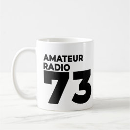 Taza De Café Ham Radio Operator 73 - Amateur Radio Mania