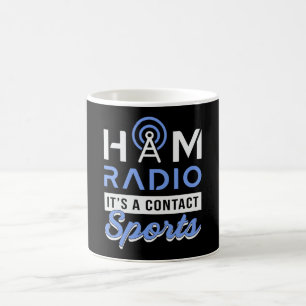 Taza De Café HAM Radio Operator Antenna Amateur Code Gift Idea