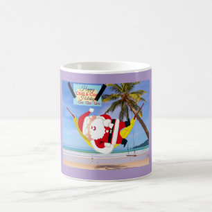 Taza De Café Hamaca y palmeras chillones