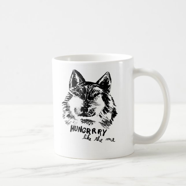 Taza De Café hambriento como el lobo (Derecha)