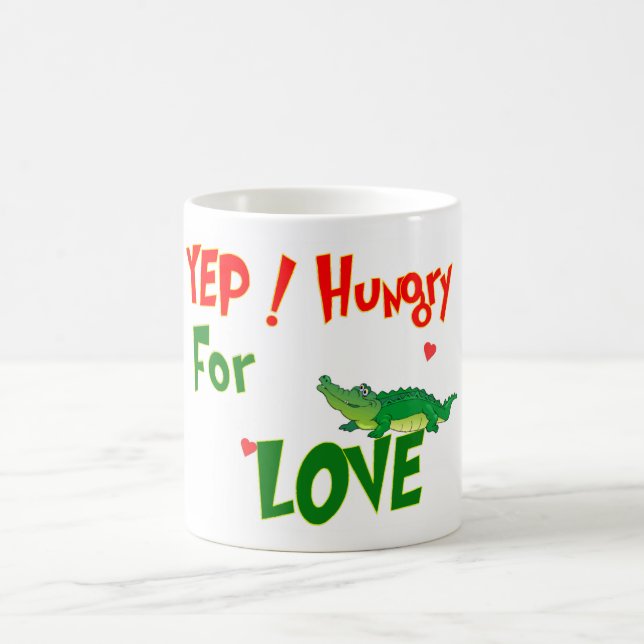 Taza De Café ¡Hambriento para el amor! (Centro)