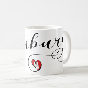 Taza De Café Hamburg Heart Mug, Alemania