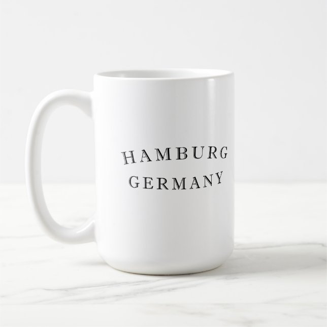 Taza De Café Hamburgo Alemania (Izquierda)