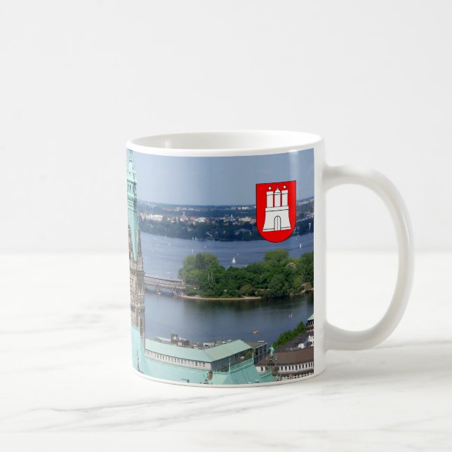 Taza De Café Hamburgo Townhall (Derecha)