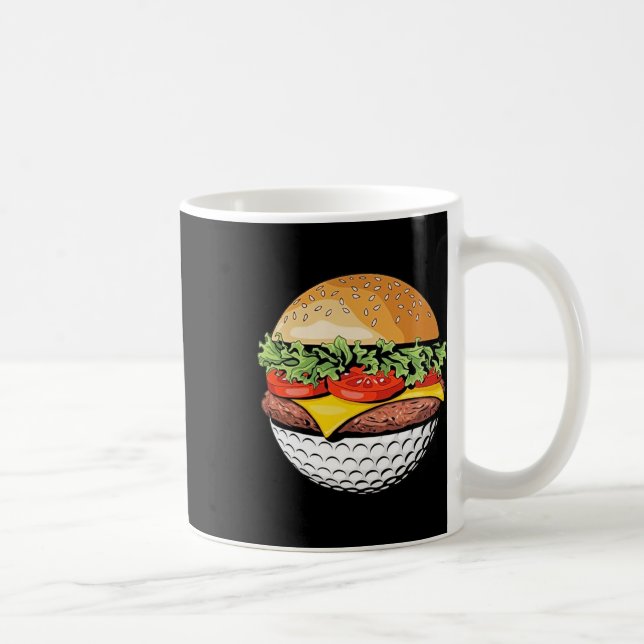 Taza De Café Hamburguesa de golf  (Derecha)