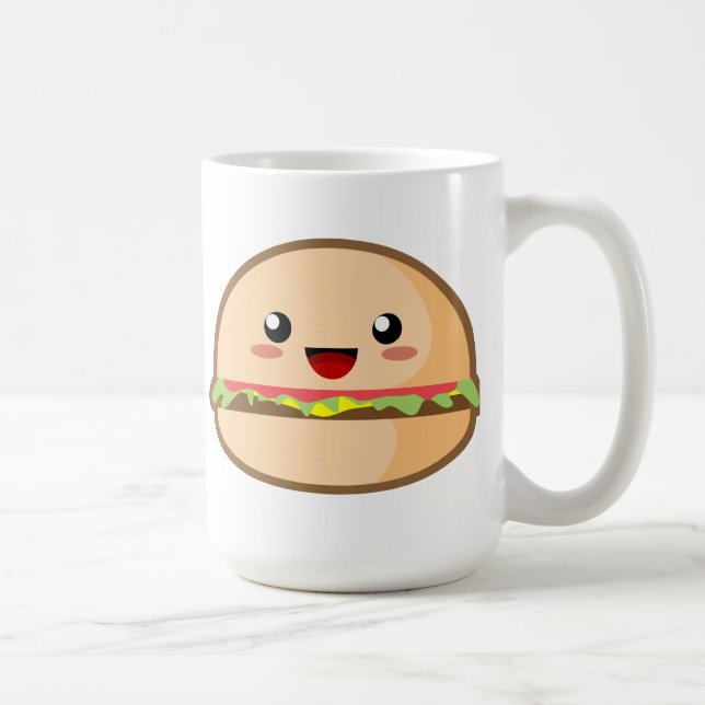 Taza De Café Hamburguesa de Kawaii (Derecha)