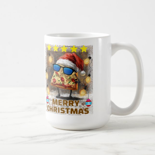 Taza De Café hamburguesa de pizza (Derecha)