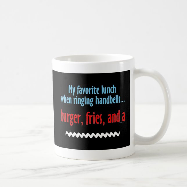 Taza De Café Hamburguesa, fritadas y una sacudida (Derecha)