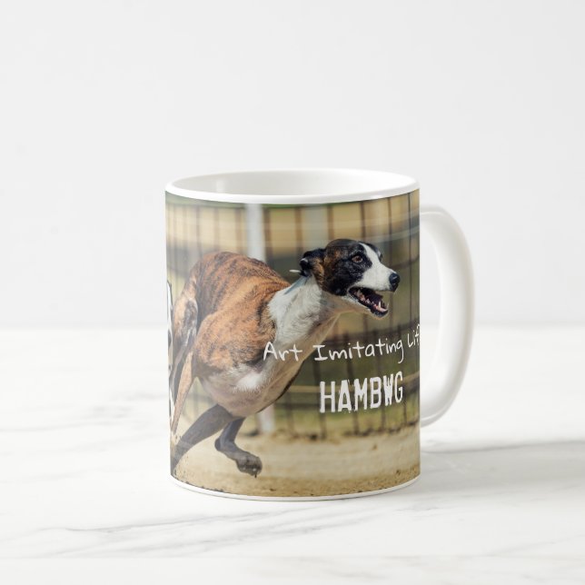 Taza De Café HAMbWG - Café Mug - Carrera de perro (Anverso derecho)