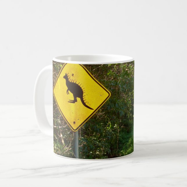 Taza De Café HAMbWG - Café Mug - Cruce de dinosaurios (Anverso izquierdo)