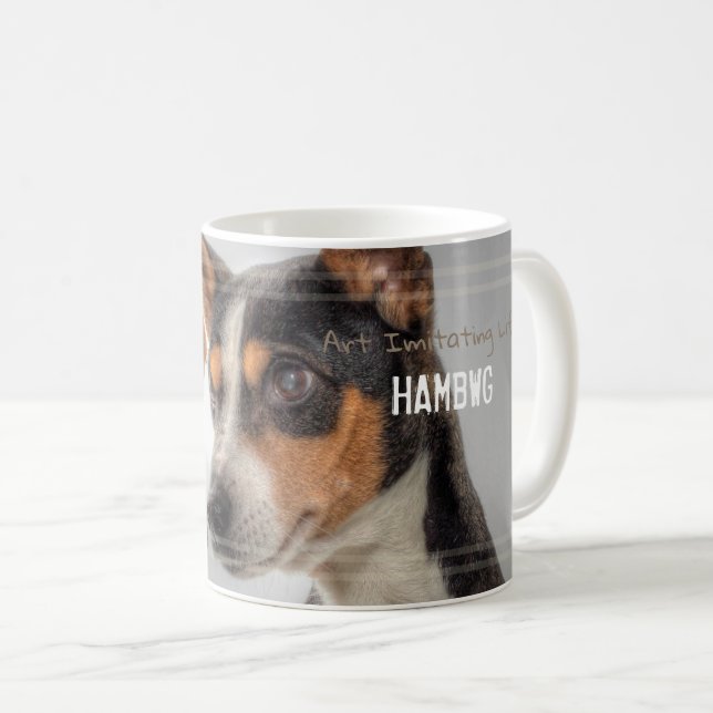 Taza De Café HAMbWG - Café Mug - Dos perros (Anverso derecho)