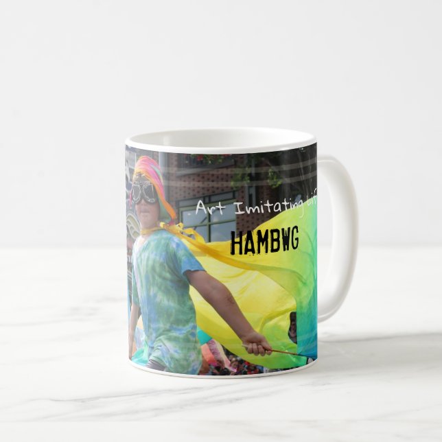 Taza De Café HAMbWG - Café Mug - Estado de superhéroe (Anverso derecho)