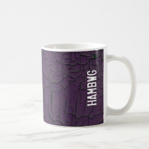 Taza De Café HAMbWG - Café Mug - Pintura cruda de ciruela