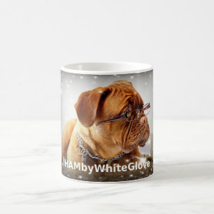 Taza De Café HAMbyWG - Café Mug - Bulldog con lentes