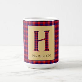 Taza De Café Hamilton Tartan Monogram H
