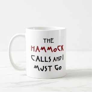 Taza De Café hammock llama a café mug