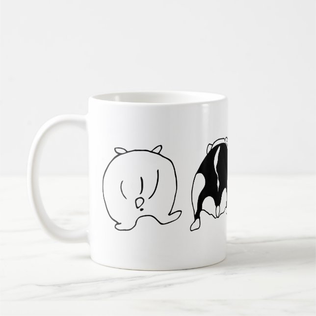 Taza De Café Hamster Butts (Izquierda)