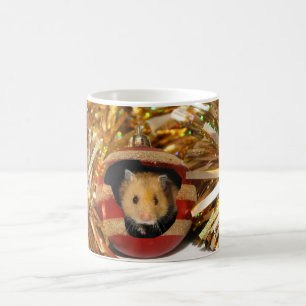 Taza De Café Hámster del navidad