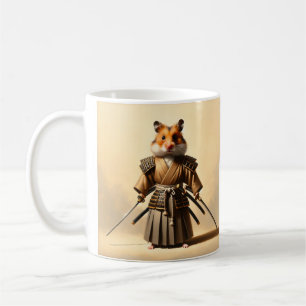 Taza De Café Hamster Samurai