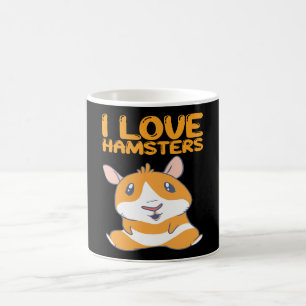Taza De Café Hamsters - Amo Hamsters