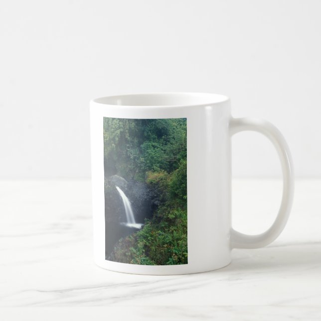 Taza De Café Hana se cae rastro de Pipiwai, parque nacional del (Derecha)