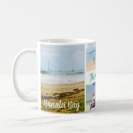 Taza De Café Hanalei Bay Kauai Beach & Boats 4 Photo Travel