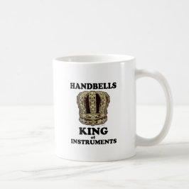 Taza De Café Handbell King de instrumentos